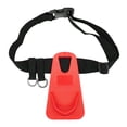 thumbnail image 1 of Tignapoo Red Fishing Rod Support Belt for Waist, Adjustable to 140 cm, Made of Durable ABS, Compatible with 5.5 cm Pole Diameter, Lightweight Design at 247 g, Available in Multiple Colors, 1 of 6