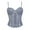 Grey, variant on Shapewear Lace Bustier Corset Crop Tops for Women - Spaghetti Strap Corset Bustier Fashion Going Out Top Shapewear White S
