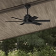 thumbnail image 2 of Ventilador de techo Hunter Kennicott, 44 pulgadas, negro, 6 aspas, control de pared, 2 of 9