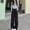 Black, variant on Hvot&aat Women's Loose Straight Wide Leg Sweatpants Flowy Drawstring Palazzo Trousers Casual Beach Pants