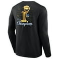 thumbnail image 3 of Men's Fanatics Black Golden State Warriors 2022 NBA Finals Champions Forward Roster Signature Long Sleeve T-Shirt, 3 of 3