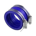 thumbnail image 1 of Unique Bargains 45mm ID Blue Carburetor Adapter Inlet Intake Pipe Manifold Adapter Boot Sleeve Interface with Clamps, 1 of 7