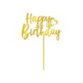 thumbnail image 1 of Baohd Happy Birthday Cake Decoration Plaque, 1 of 9