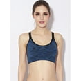 thumbnail image 3 of SAYFUT Women's Adjustable Back Padded Sports Bra Seamless Mesh Racerback Middle Impact, 3 of 5