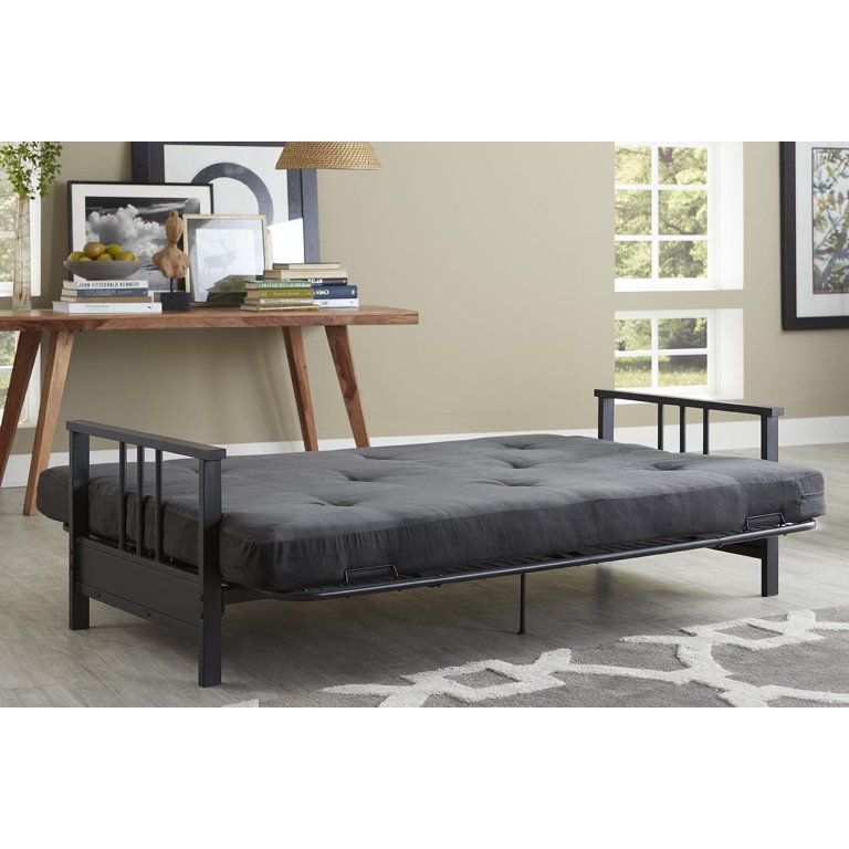 DHP Fairview Gray Storage Futon With Thermobonded, 57 OFF