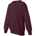 thumbnail image 4 of Hanes ComfortBlend EcoSmart Boy`s Crewneck Sweatshirt, S, Maroon, 4 of 6