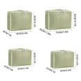 thumbnail image 2 of HomeDM Comforter Storage Bags, Moving Comforter Blanket Storage Bags Closet Organizers and Storage Containers for Clothes with Strong Handles&Zippers for Bedding Pillow, 2 of 5