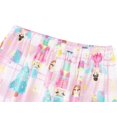 thumbnail image 6 of Beezizac Girls' Satin Pajama Set with Pink Paladin & Tree Prints - Cozy Holiday Sleepwear for Little Girls Size 6/7, 6 of 8