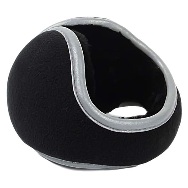 Greeniant Orejeras para exteriores con bordes reflectantes, para mantener el calor en el invierno, orejeras plegables, cómodas para ciclismo, senderismo, Ciclismo Negro Greeniant OD010311-01