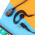 thumbnail image 4 of Accesorios para equipos de audio Walkie Talkie auricular tipo G gancho para la oreja para UV-5R Kenwood Radio bidireccional FLhrweasw El nuevo, 4 of 7