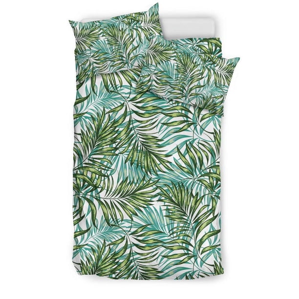 Juego de cama Tf08 con estampado de flores tropicales