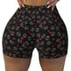 thumbnail image 2 of Fotbe Love Valentine's skull Shorts Sin Costuras – Shorts Deportivos de Cintura Alta para Mujer, Elásticos para Gimnasio, Yoga, Running o Ciclismo-X-Large, 2 of 8