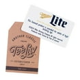 thumbnail image 6 of Tee Luv Miller Lite Milwaukee Wisconsin Beer Logo Royal Snow Heather T-Shirt (Men's) (L), 6 of 6