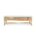 thumbnail image 5 of Michael Amini Malibu Crest Rectangular Wood & Marble Cocktail Table - Blush, 5 of 17