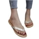 thumbnail image 4 of Mujeres en Peep Zapatos planos transpirables Chanclas de playa Wmkox8yii ytu9968, 4 of 5