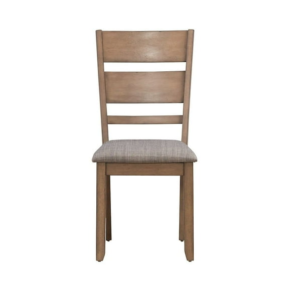 Liberty Furniture Brook Bay Slat Back Upholstered Side Dining Chair - Set of 2 - Sandstone