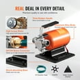 thumbnail image 4 of VEVOR Water Transfer Removal Pump Portable Utility Pump 12V 360 GPH 1/10 HP Hose, 4 of 9