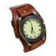 thumbnail image 1 of Reloj de cuarzo para hombre, relojes para hombre, reloj de cuero con correa de hebilla de pasador de moda punk para hombre, reloj para mujer, 1 of 3