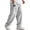 A-White103, variant on XIAONU Men's Cable Knit Print Pant Loose Wide Leg High Waisted Drawstring Ankle Jogger Soft Cozy Casual Pants