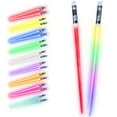 thumbnail image 2 of Homelife 1 Pair LED Lightsaber Chopsticks Glowing Luminous Chopsticks for Sushi Noodles Glow in The Dark Chopsticks Light Up Party Supplies, 2 of 13