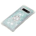 thumbnail image 5 of Funda para Samsung Galaxy S10 Plus con Brillo Líquido Flotante, Purpurina, Parachoques y Anillo Giratorio Soporte, 5 of 5