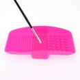 thumbnail image 3 of Unique Bargains 1Pc Square Makeup Sponge Brush Cleaner for Quickly Cleaning Rose Red, 3 of 5
