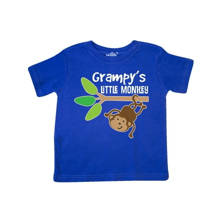 

Inktastic Grampy Little Monkey Grandchild Gift Outfit Gift Toddler Boy or Toddler Girl T-Shirt