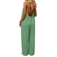 thumbnail image 2 of Women's Casual Sleeveless Wide Leg Jumpsuit with Pockets Loose Fit Summer Romper, 2 of 5