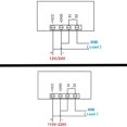 thumbnail image 5 of Controlador de temperatura Digital de salida de relé W3230-55 ~ 120c regulador de termostato interruptor de Control de refrigeración de calefacción 10a 220v 20a 12v, 5 of 5