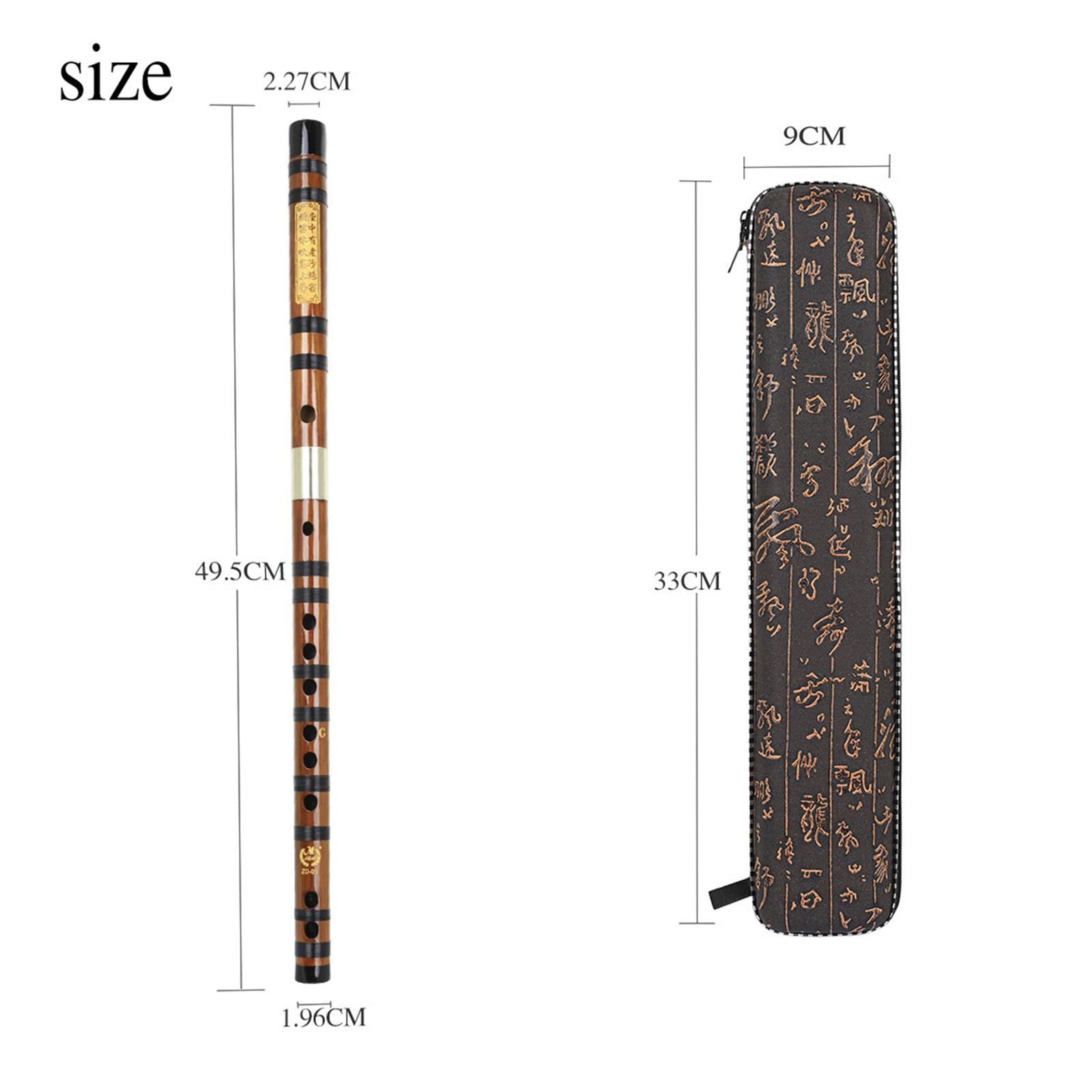 LeeQinersw Bamboo Flute Chinese Flute Woodwind Instruments Durable Vintage High Quality for Key of G