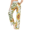 thumbnail image 5 of Ckdifva Sunflowers with Bamboo Womens Sleep Pajama Pants Waistband Lounge Sleepwear Pjs Sweatpants Yoga Pants, 5 of 7