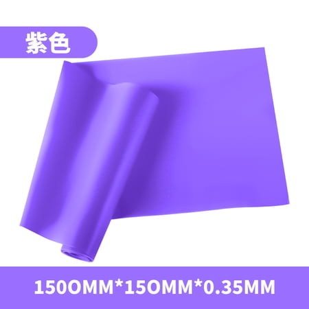 Firefly Hope 150×15cm Non-Latex Elastic Straps, Long Stretch Resistance Bands, Universal Fitness Gear for Yoga, Pilates & Daily Gym Training for Adults, Purple