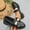 #0152-Black, variant on Xucatan Women's Faux Suede Loafers, Chunky Sole Slip On Shoes with Metal Horsebit Chain, British Style Comfortable Low Tops, Versatile Spring Fall Casual Footwear Gift
