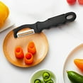thumbnail image 3 of Gnmfd Multifunctional Vegetable Peeler Swiveling Twin Blades Fruit Potato Eye Remover Ergonomic Non-Slip Handle for Kitchen Prep Cooking Left Right Hand Use Dishwasher Safe, 3 of 3