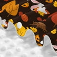 thumbnail image 5 of Car Seat Cover Baby, Autumn Forest Small Animals Lazy Baby Car Seat Cover for Baby Boys Girls Newborn , Infant Car Seat Canopy Cover Nursing Breastfeeding Cover Warm Blanket, 5 of 7