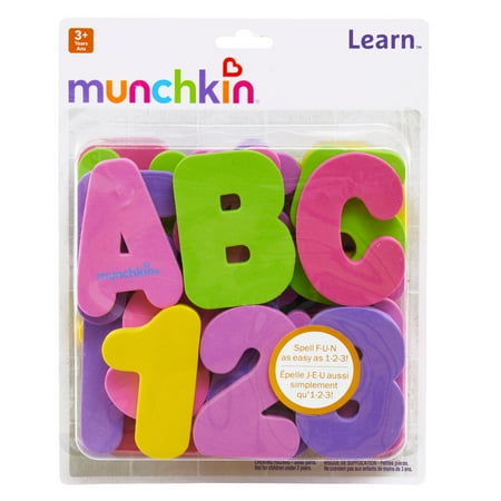 Munchkin Learn Bath Letters & Numbers - 36 Count - Pastel | Walmart Canada