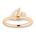 thumbnail image 4 of ESTE ORIGIN 3.00Ct Double Pear Lab-Grown Diamond Toi et Moi Engagement Ring - IGI Certified Diamond in 18K Rose Gold for Women US 4.5, 4 of 7