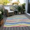thumbnail image 6 of Addison Rugs Chantille Indoor/Outdoor Transitional Stripes Ivory Washable Rectangle Rug, 10' x 14', 6 of 6