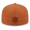 thumbnail image 4 of Men's  New Era Brown Jacksonville Jaguars Color Pack 59FIFTY Fitted Hat, 4 of 5