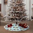 thumbnail image 4 of Lukts Roosters And Plants Print Color Life Christmas Tree Skirt, Winter Holiday Tree Mat Decoration ,Can be Used as A Shawl-36", 4 of 6