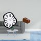 thumbnail image 2 of Reloj De Pared Acrílico Creativo Con Efecto Fundido Y Organizador Rectangular De Pañuelos, Multifuncional Y único, Para Escritorio, Tienda O Accesorios De Cocina., 2 of 8