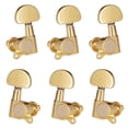 thumbnail image 2 of Clavijas de sintonización de guitarra shamjiam 6 uds 3L3R dorado, 2 of 9