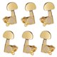 thumbnail image 2 of Juego de 6 clavijas de afinación selladas de 3 cuerdas para guitarra acústica y eléctrica. dorado, 2 of 9