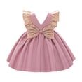 thumbnail image 2 of Toddlers Dresses Flower Girl Dress Toddler Sleeveless Tulle Dress Girl Party Dress Kids Pink Dress for Girls Special Occasion Dresses Birthday Girl Dress 18-24 Months, 2 of 8