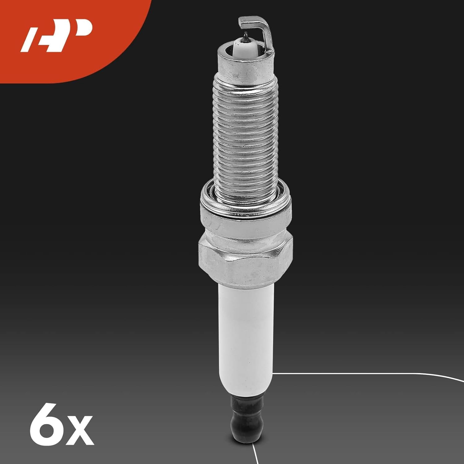 A-Premium Set of 6 Ignition Coil Pack and Iridium Spark Plugs Compatible with Volkswagen Passat 2009-2010, Passat 2012-2018, Atlas 2018-2019, CC 2009-2016, Touareg 2009-2017, Passat CC & Audi Q7