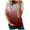 Red, variant on IROINNID Fashion T-Shirts For Women Summer Loose Gradient Print Round-Neck T-Shirt Short Sleeve Casual Blouse Spring