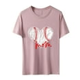 thumbnail image 5 of Birdeem Blouse T-Shirt à Manches Courtes Col Rond Imprimé Ample pour Femmes, 5 of 5