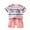WhiteC, variant on Agkizg 2PC Graphic Short Sleeve Tee Shorts Set Casual Summer Outfits (Toddler Boy's or Toddler Girl's),2-Piece Set,Sizes 6 Months-6 Years
