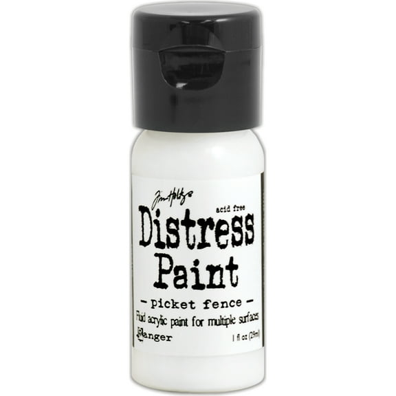Tim Holtz Distress Paint Flip Top 1oz-Picket Fence
