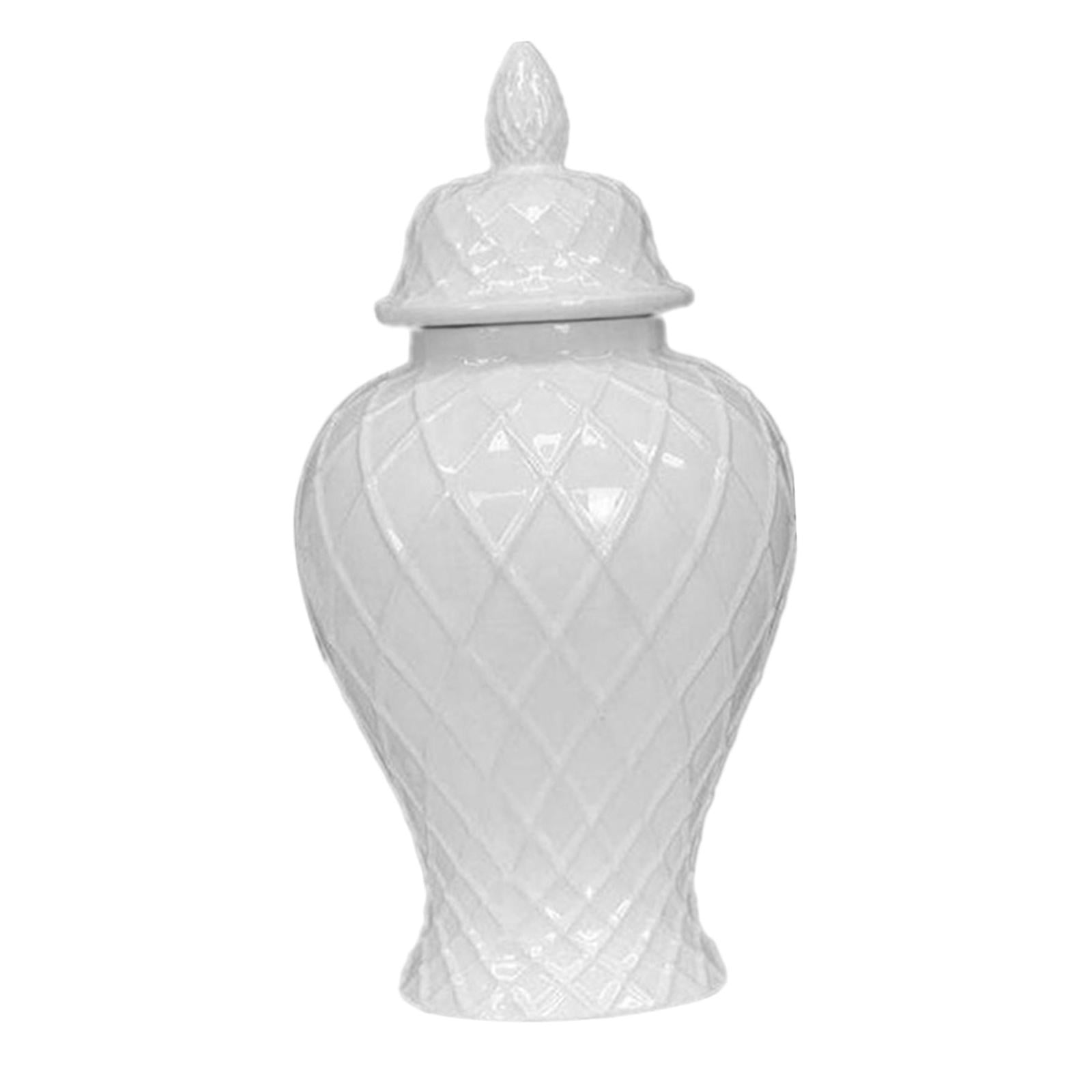 Vases Ginger Jar, Modern Home Decor, Decorative Ceramic Jar with Lid